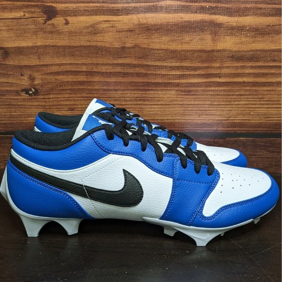 Nike Air Jordan 1 Low TD Men\'s 13 Royal White Black football cleats FJ6245-104 main image 6